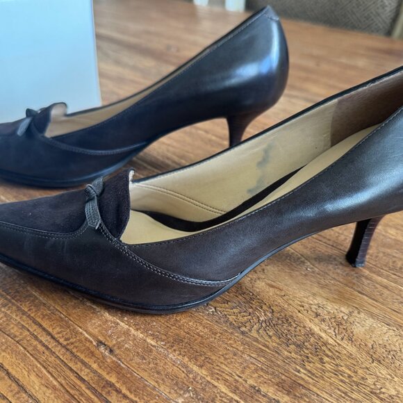 Loft Aileen Fabri Deep Brown Pumps, Size 7 - Picture 4 of 5